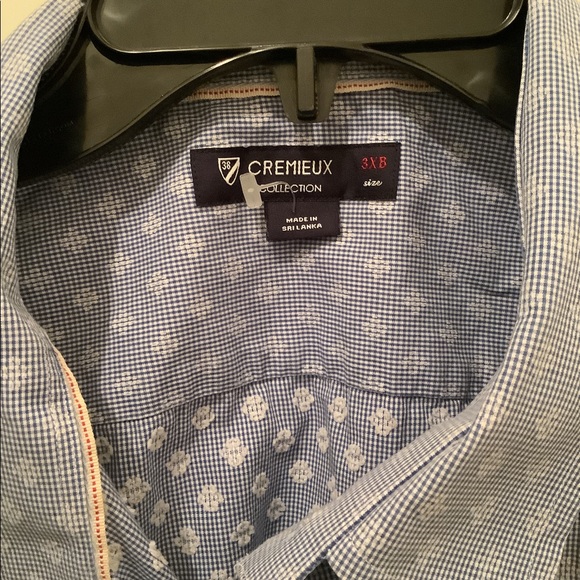 Daniel Cremieux 3XB blue shirt - Picture 4 of 4